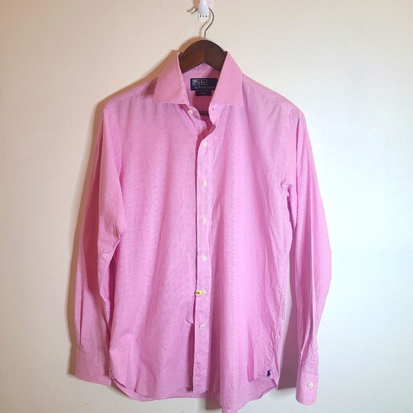 Polo Ralph Lauren Other - Polo By Ralph Lauren Regent pink and white button down